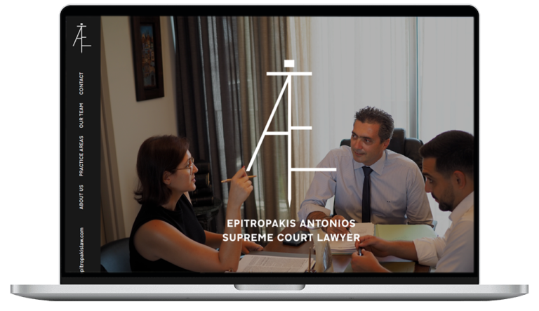 epitropakis law website on mac device