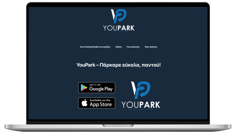 youpark website on desktop device