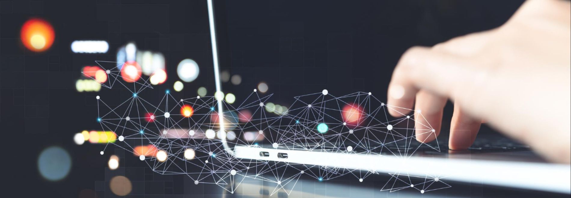 Love your website again: How to refresh your brand online 1 Love your website again: How to refresh your brand online. the image close-up of a person typing on a laptop, with a digital network overlay representing (freepik.com)