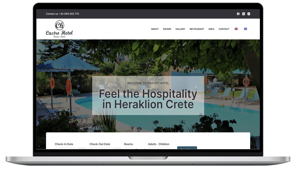 Laptop Mockup Castrohotel