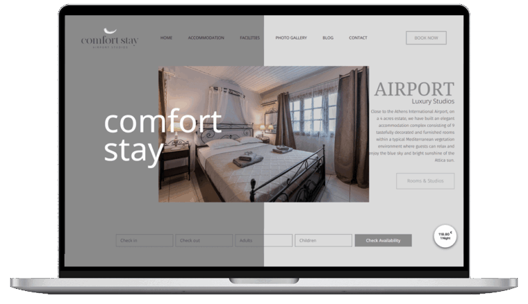 Laptop Mockup Comfortstay