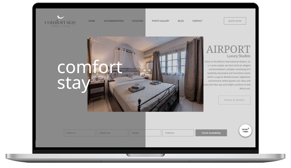 Laptop Mockup Comfortstay