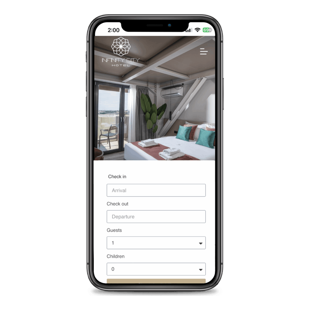 Infinityhotel Mockup Mobile