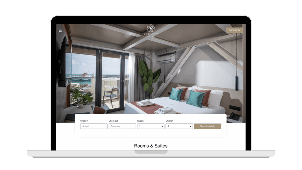 Infinityhotel Mockup Laptop